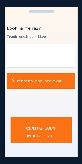 Customer app preview — coming soon
